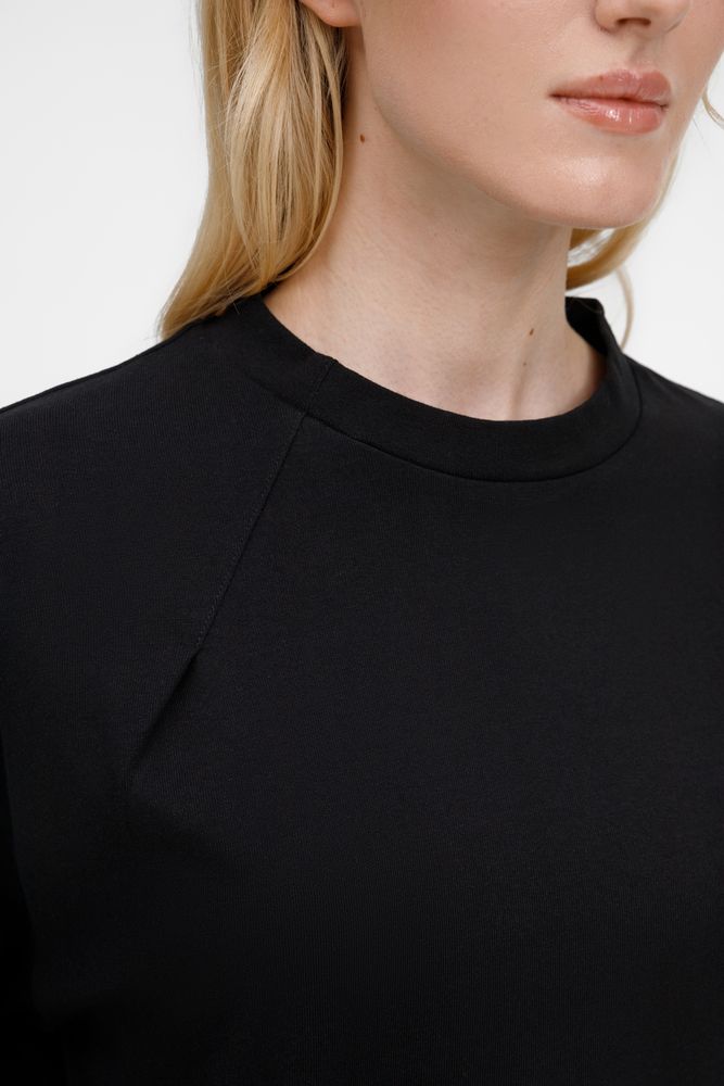 Футболка оверсайз унисекс Sinkopa, черная / Миниатюра модельного (1000)