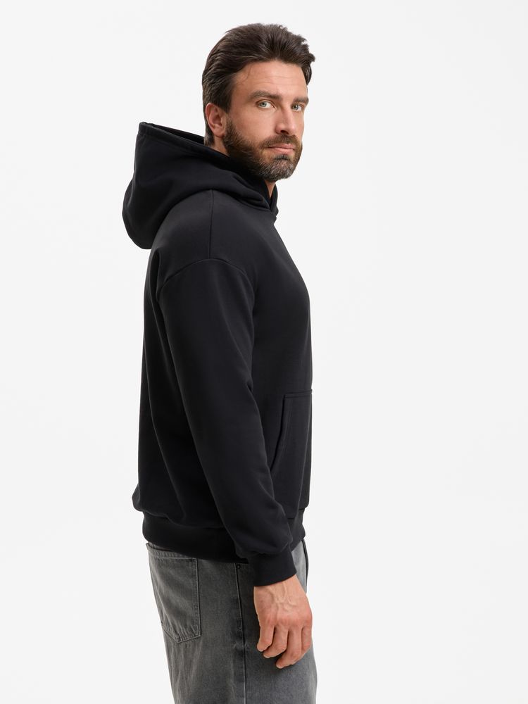 Худи унисекс оверсайз Daylero, черное / Миниатюра модельного (1000)