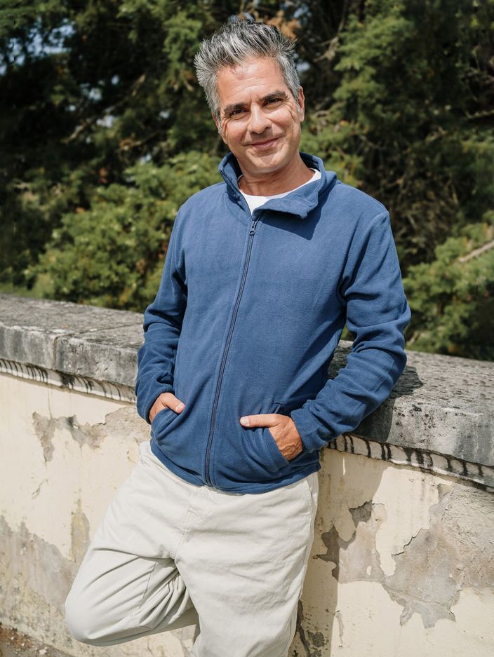 Куртка флисовая мужская Helsinki, ярко-синяя / Миниатюра модельного (1000)