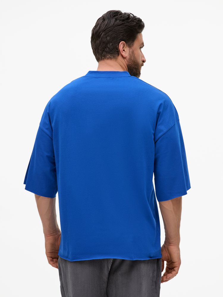 Футболка унисекс T1, синяя / Миниатюра модельного (1000)