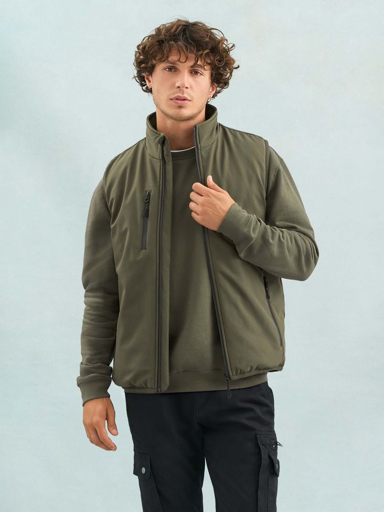 Жилет софтшелл унисекс Falcon BW, красный / Миниатюра модельного (1000)