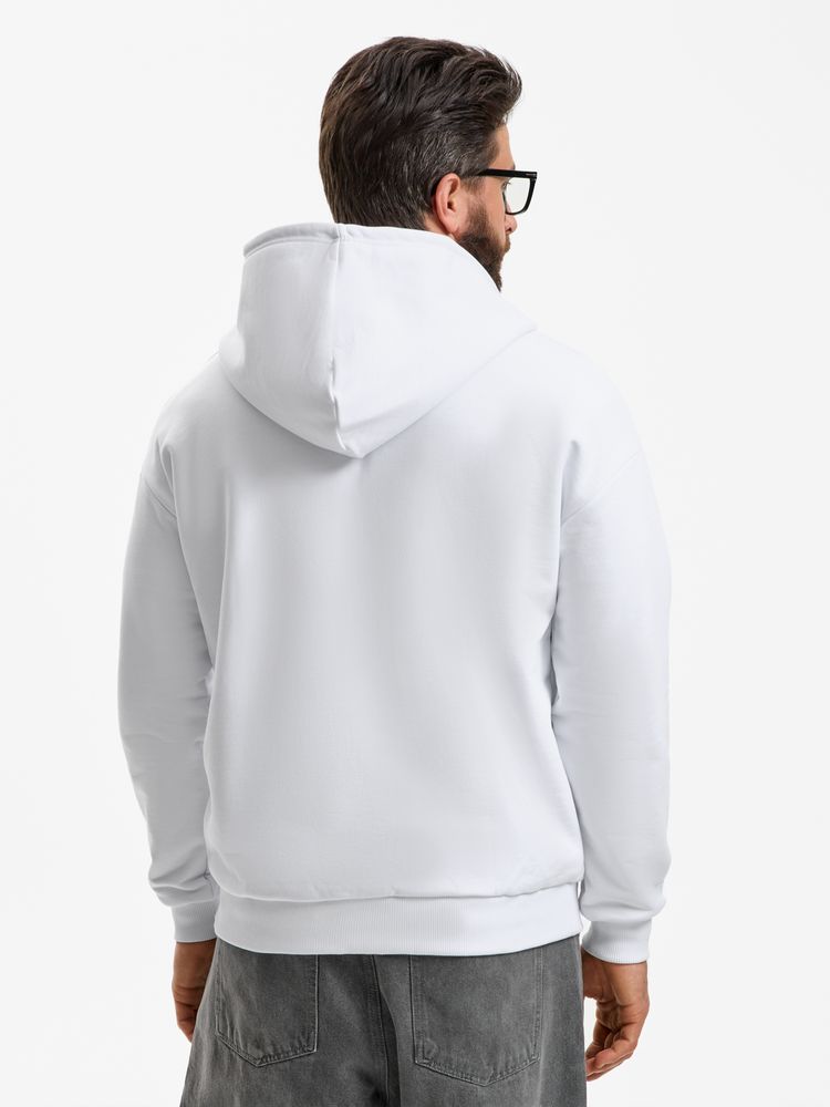 Толстовка унисекс оверсайз Sartoro, белая / Миниатюра модельного (1000)