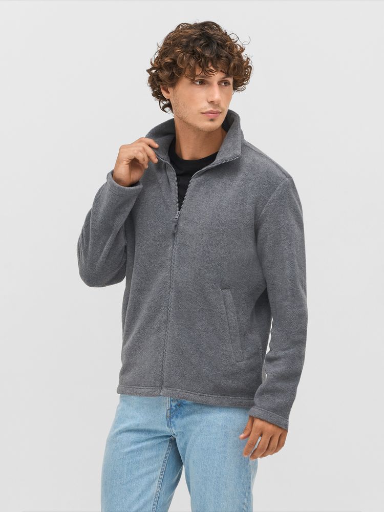 Куртка флисовая унисекс Nitro, темно-синяя / Миниатюра модельного (1000)