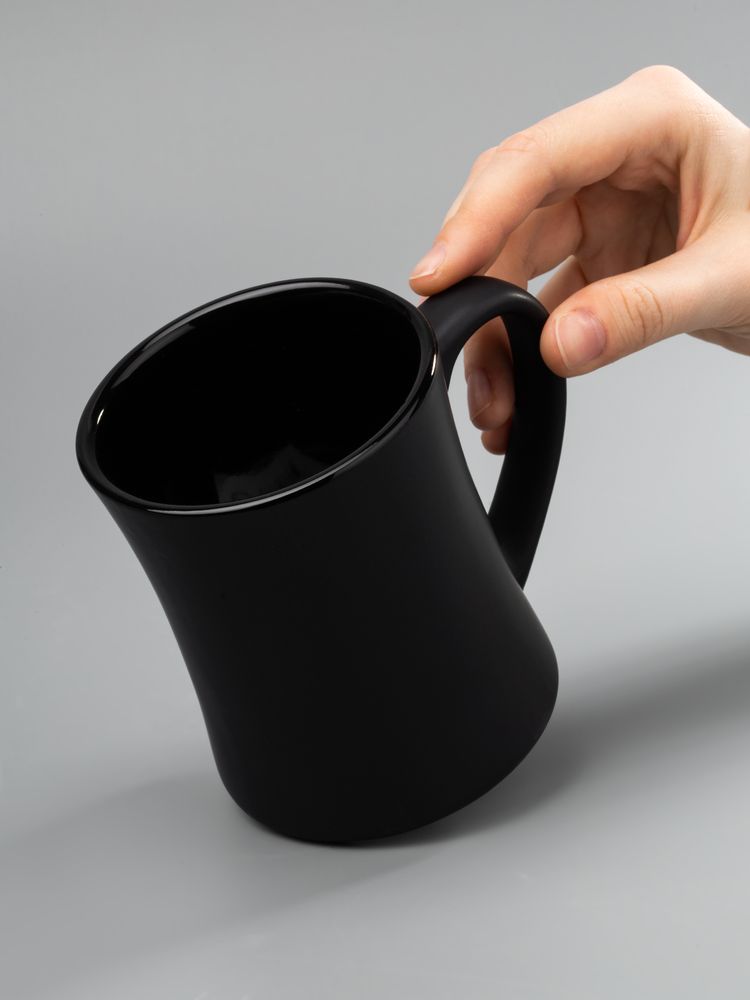 Кружка Gratia, черная / Миниатюра имиджевого (1000)