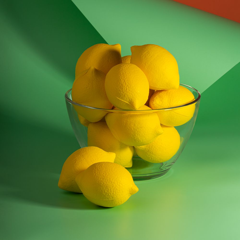 Антистресс «Лимон» / Миниатюра имиджевого (1000)