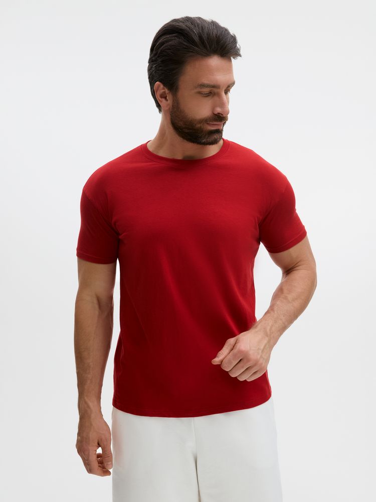 Футболка Regent 150, вишнево-красная / Миниатюра модельного (1000)