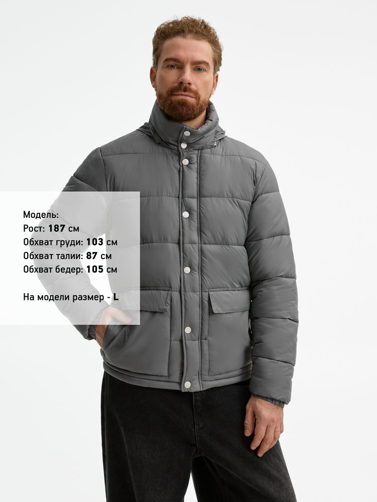 Куртка Ben Mac, серая / Миниатюра модельного (1000)