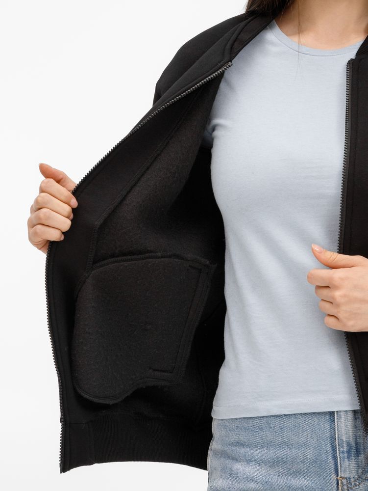 Бомбер унисекс Estado, черный / Миниатюра модельного (1000)