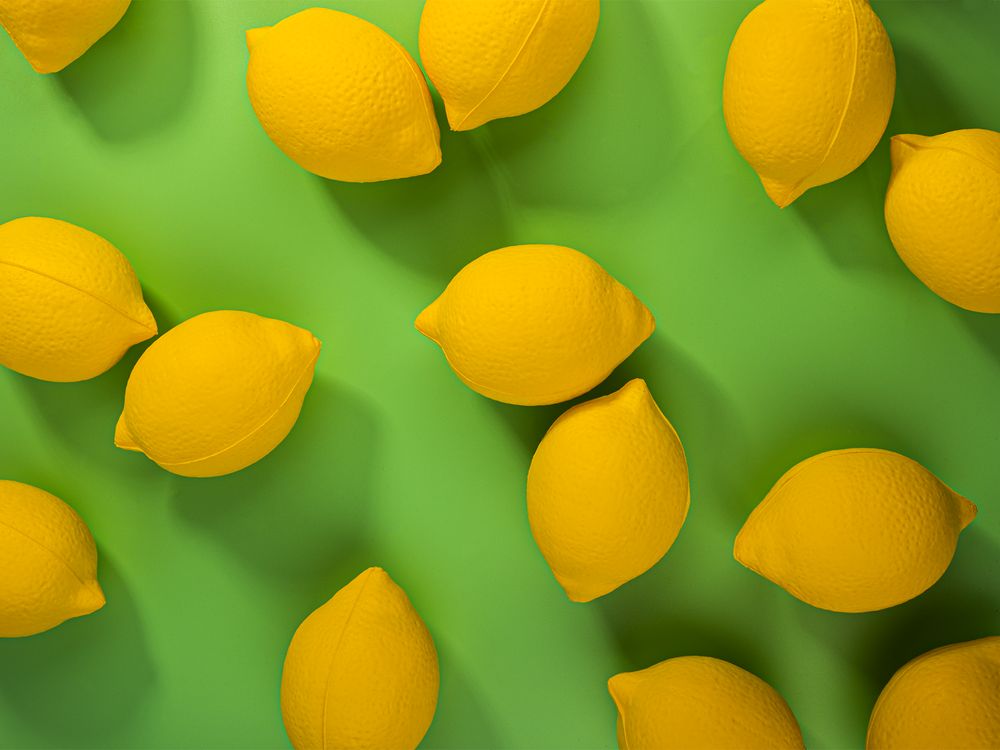 Антистресс «Лимон» / Миниатюра имиджевого (1000)