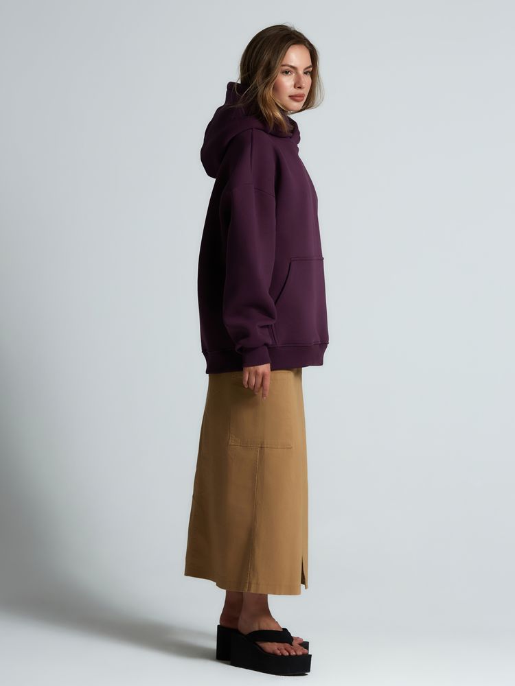 Худи Kulonga Oversize, фиолетовое / Миниатюра модельного (1000)