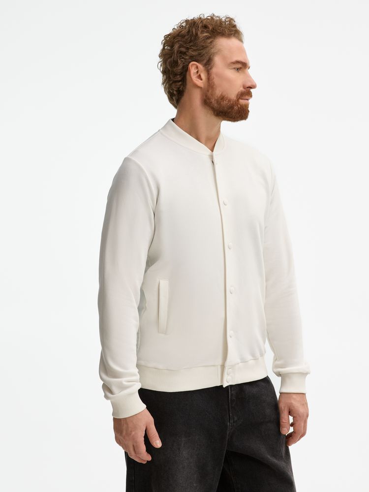 Бомбер унисекс Nuppu, молочно-белый / Миниатюра модельного (1000)