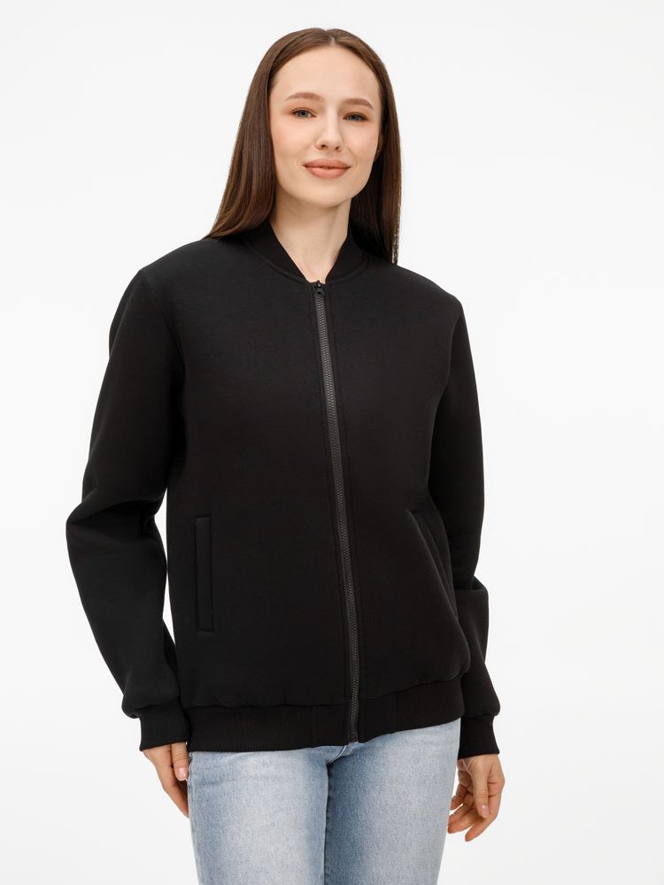 Бомбер унисекс Estado, черный / Миниатюра WWW (1000)