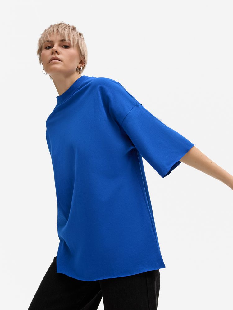 Футболка унисекс T1, синяя / Миниатюра модельного (1000)