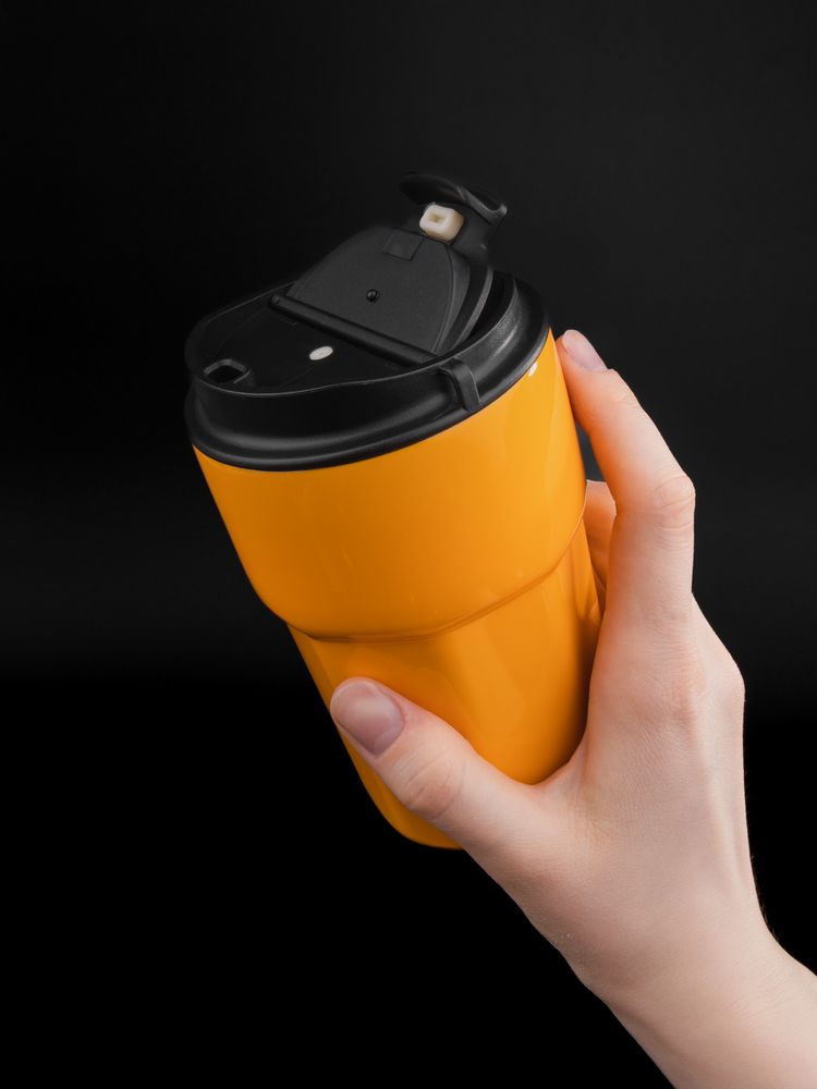 Термостакан Freshbrew, оранжевый / Миниатюра имиджевого (1000)