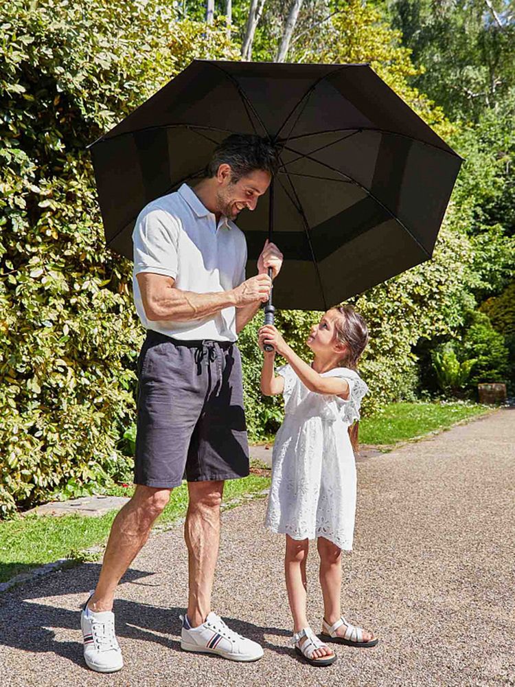 Зонт-трость Stormshield, черный / Миниатюра модельного (1000)