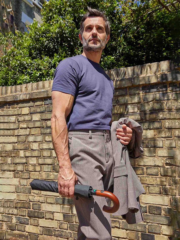 Зонт складной Magnum Auto, черный / Миниатюра модельного (1000)