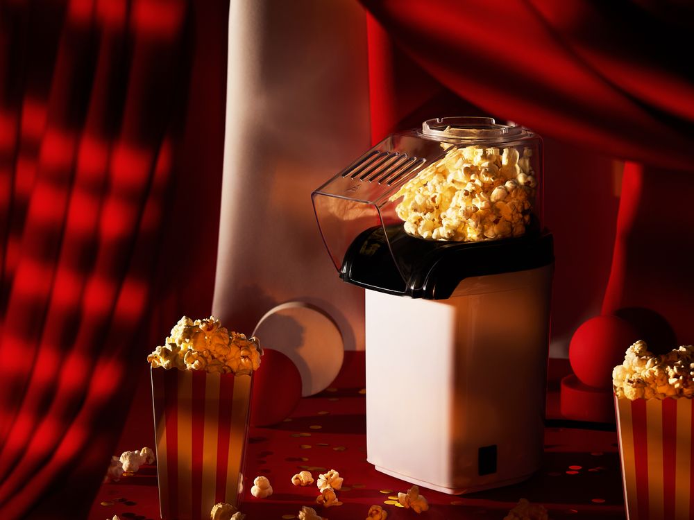 Машина для приготовления попкорна Crisp Twist, белая / Миниатюра имиджевого (1000)