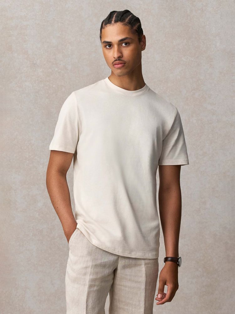 Футболка унисекс Lyam, белая (белоснежная) / Миниатюра модельного (1000)