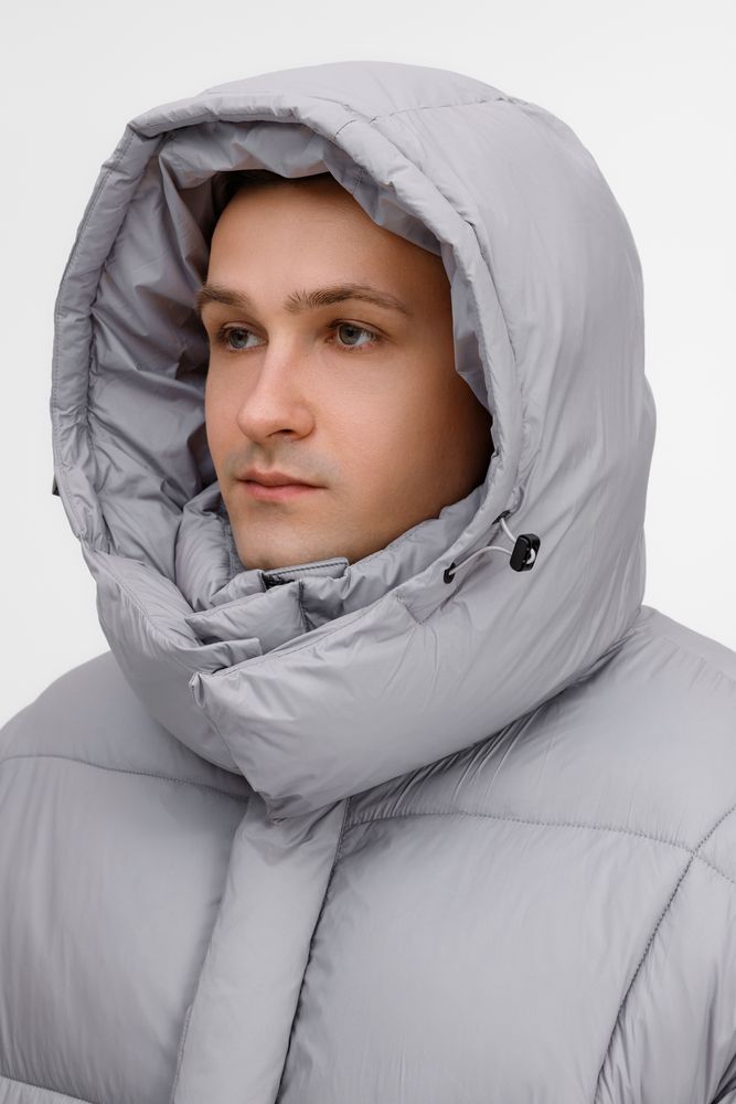 Пуховик унисекс Kapsula, серый / Миниатюра модельного (1000)