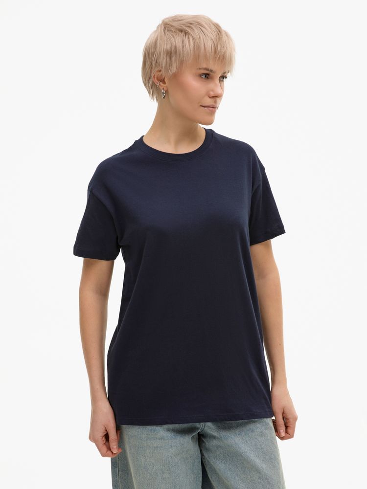 Футболка Regent 150, темно-синяя (navy) / Миниатюра модельного (1000)