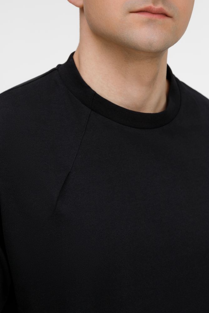 Футболка оверсайз унисекс Sinkopa, черная / Миниатюра модельного (1000)