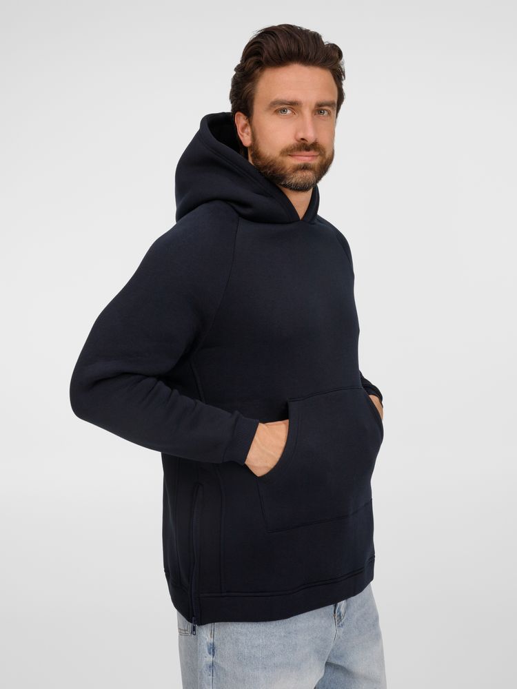 Худи унисекс оверсайз Easy Street, темно-синее / Миниатюра модельного (1000)