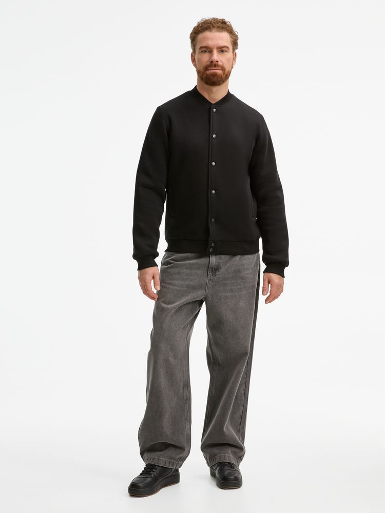 Бомбер унисекс AtmosWear, черный / Миниатюра модельного (1000)