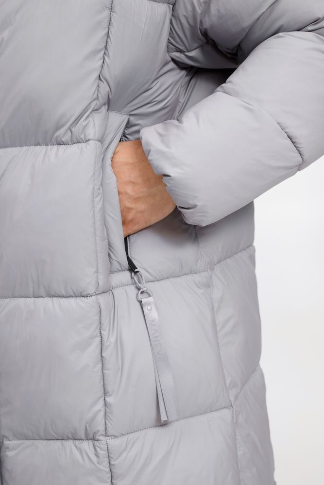 Пуховик унисекс Kapsula, серый / Миниатюра модельного (1000)