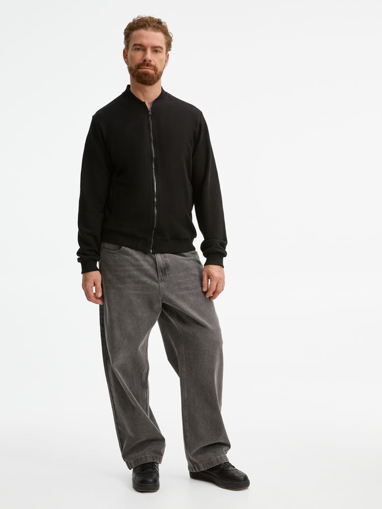 Бомбер унисекс Townie, черный / Миниатюра модельного (1000)