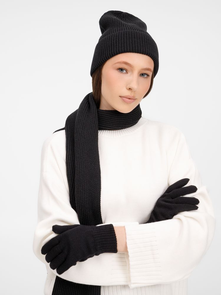 Перчатки Nobilis Mono, черные / Миниатюра модельного (1000)