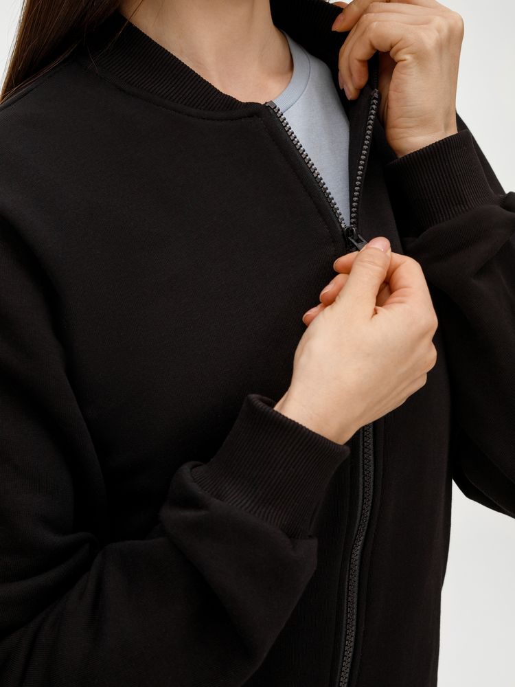 Бомбер унисекс Townie, черный / Миниатюра модельного (1000)