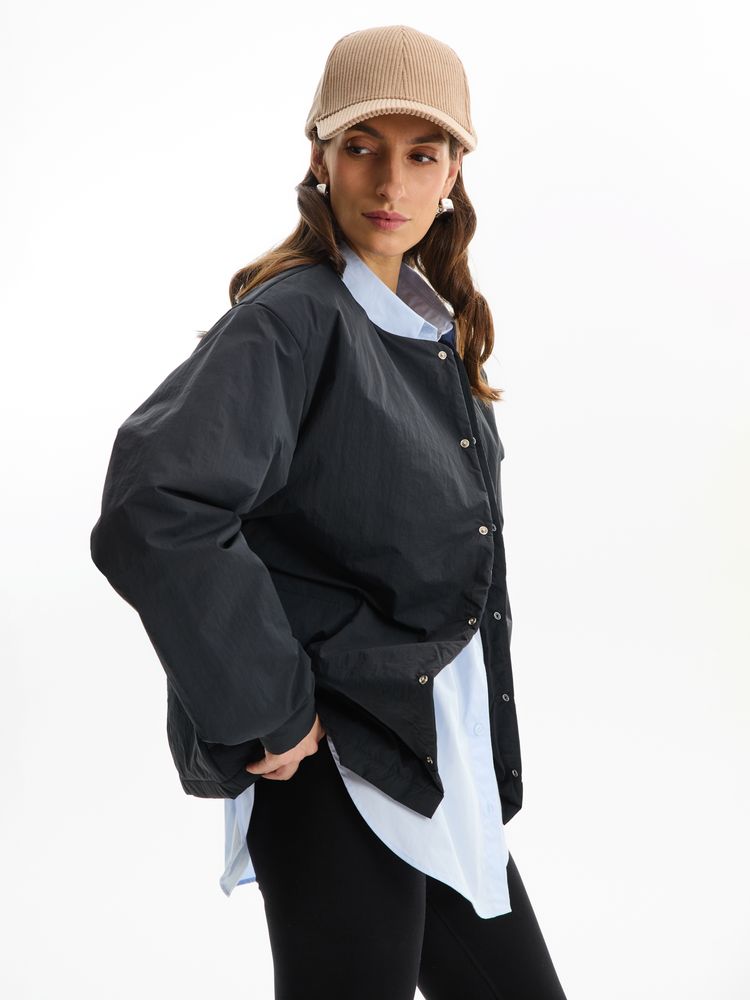 Куртка унисекс Veter, черная / Миниатюра имиджевого (1000)