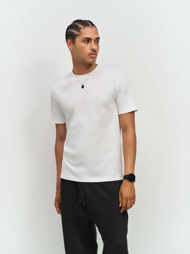 Футболка унисекс Cliff, серый меланж / Миниатюра модельного (1000)