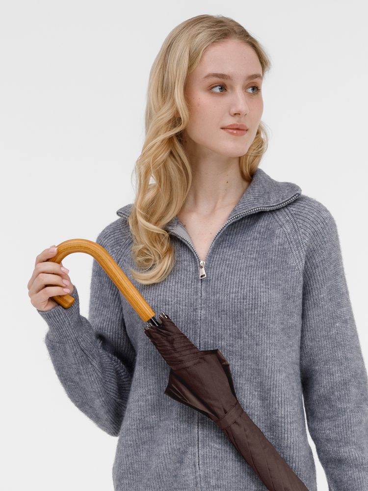 Зонт-трость Classic, коричневый / Миниатюра модельного (1000)