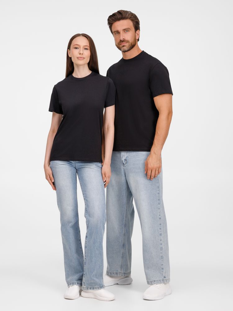 Футболка T-Bolka 180, черная / Миниатюра модельного (1000)