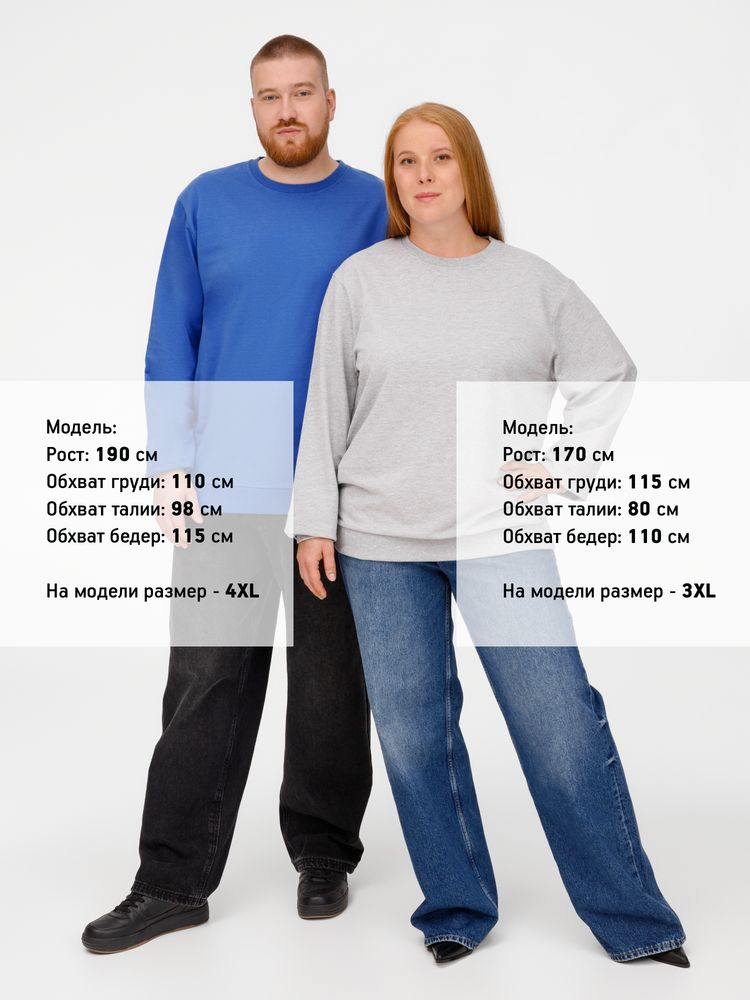 Свитшот Toima 2.0, серый меланж / Миниатюра модельного (1000)