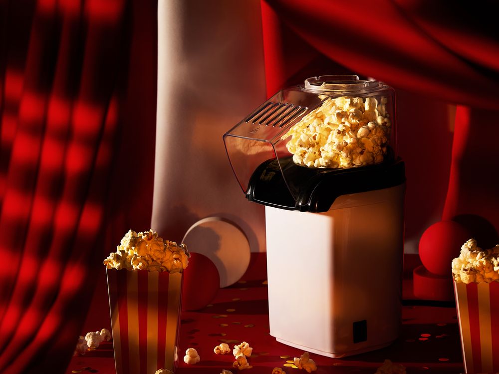Машина для приготовления попкорна Crisp Twist, белая / Миниатюра имиджевого (1000)