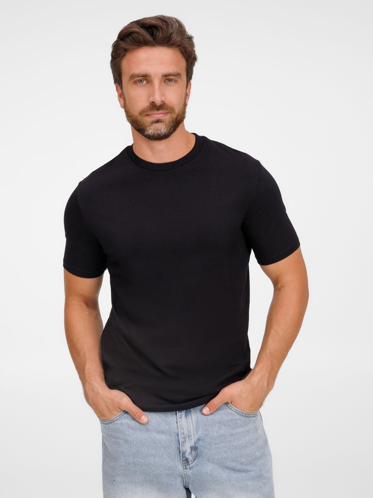 Футболка T-Bolka 180, черная / Миниатюра модельного (1000)