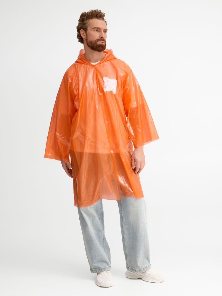 Дождевик-плащ CloudTime с печатью в один цвет на заказ / Миниатюра модельного (1000)