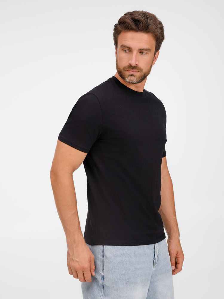 Футболка T-Bolka 180, черная / Миниатюра модельного (1000)