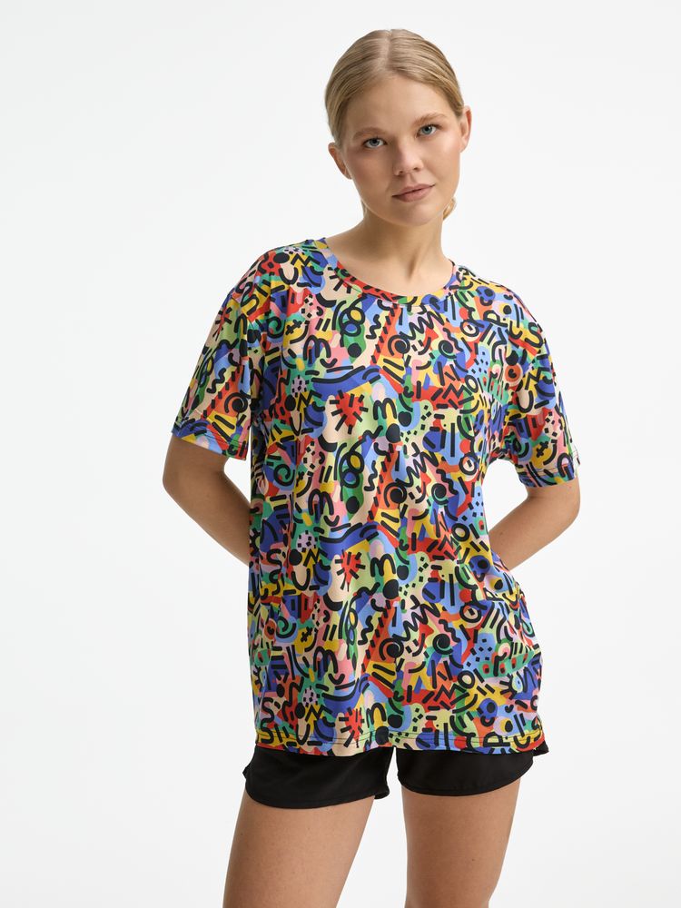 Футболка унисекс Senti с полной запечаткой на заказ / Миниатюра модельного (1000)