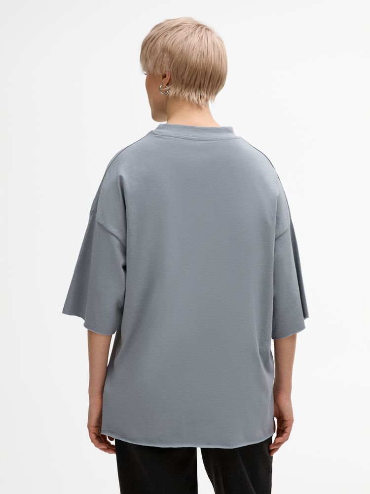 Футболка унисекс T1, серая / Миниатюра модельного (1000)