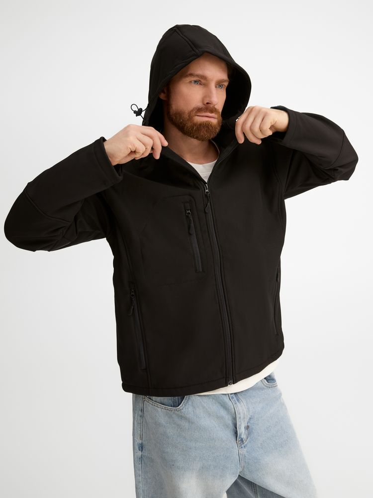 Куртка мужская с капюшоном Replay Men 340, черная / Миниатюра модельного (1000)