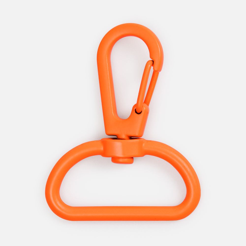 Застежка-карабин Snap Hook, L, оранжевый неон / Миниатюра WWW (1000)