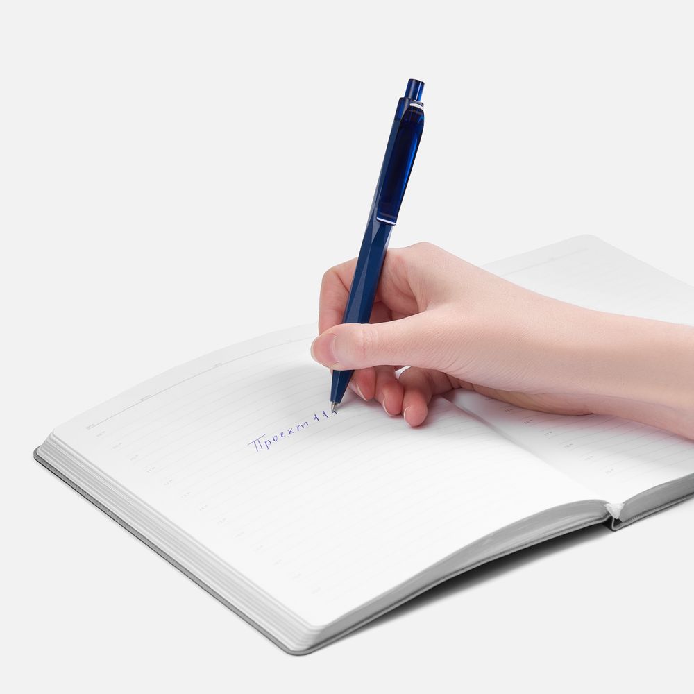 Ручка шариковая Prodir QS20 PMT-T, синяя / Миниатюра WWW (1000)