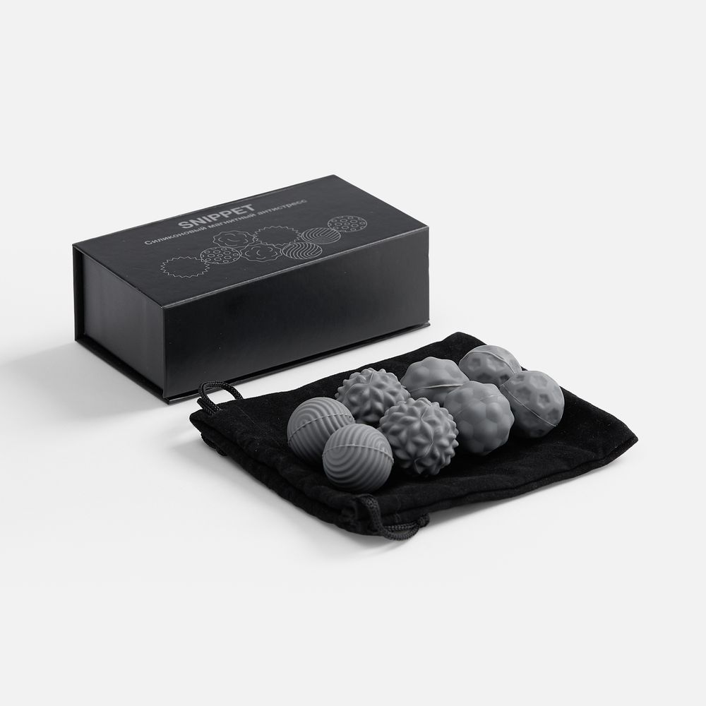 Магнитный антистресс Snippet, серый / Миниатюра WWW (1000)