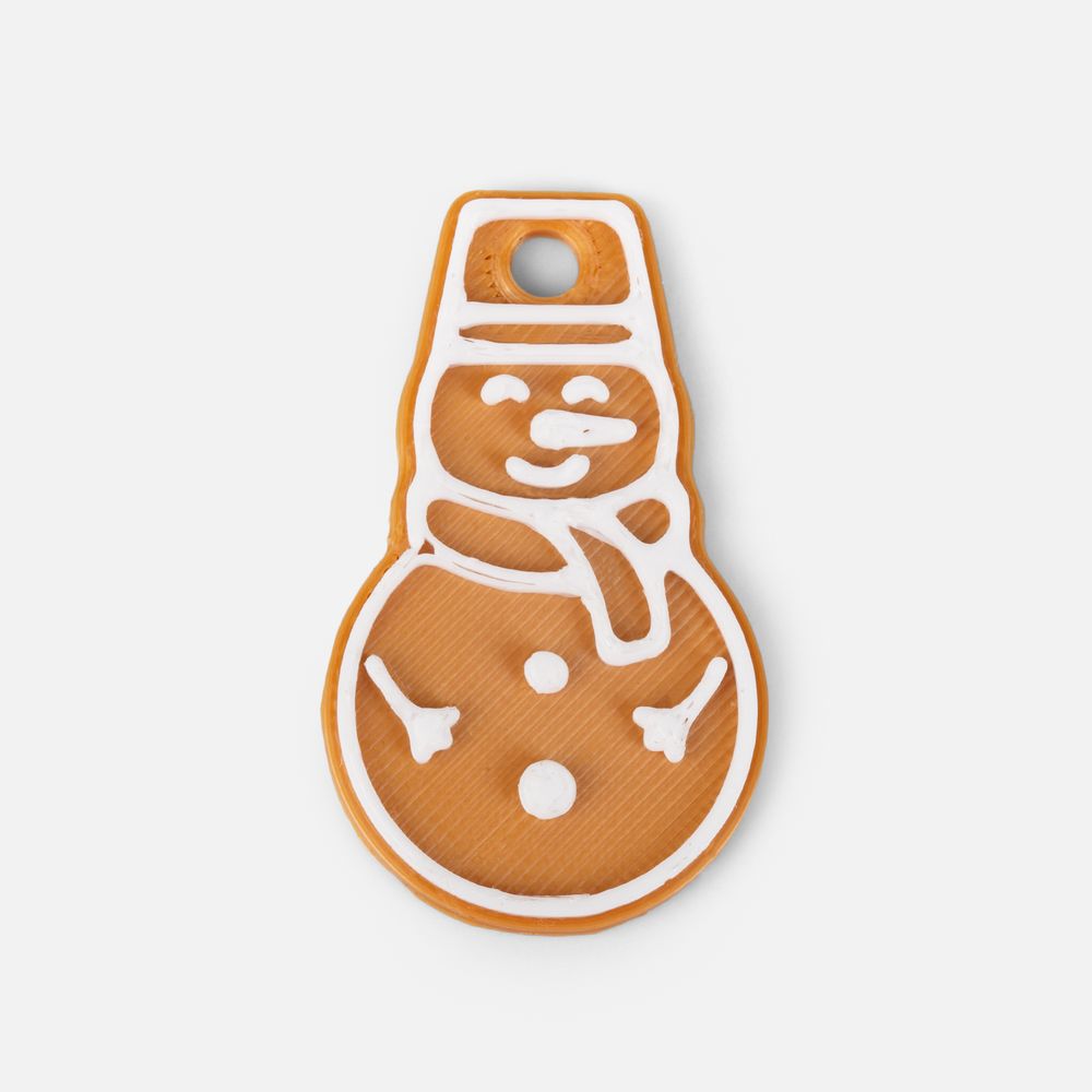 Мини-подвеска «Пряник», снеговик / Миниатюра WWW (1000)