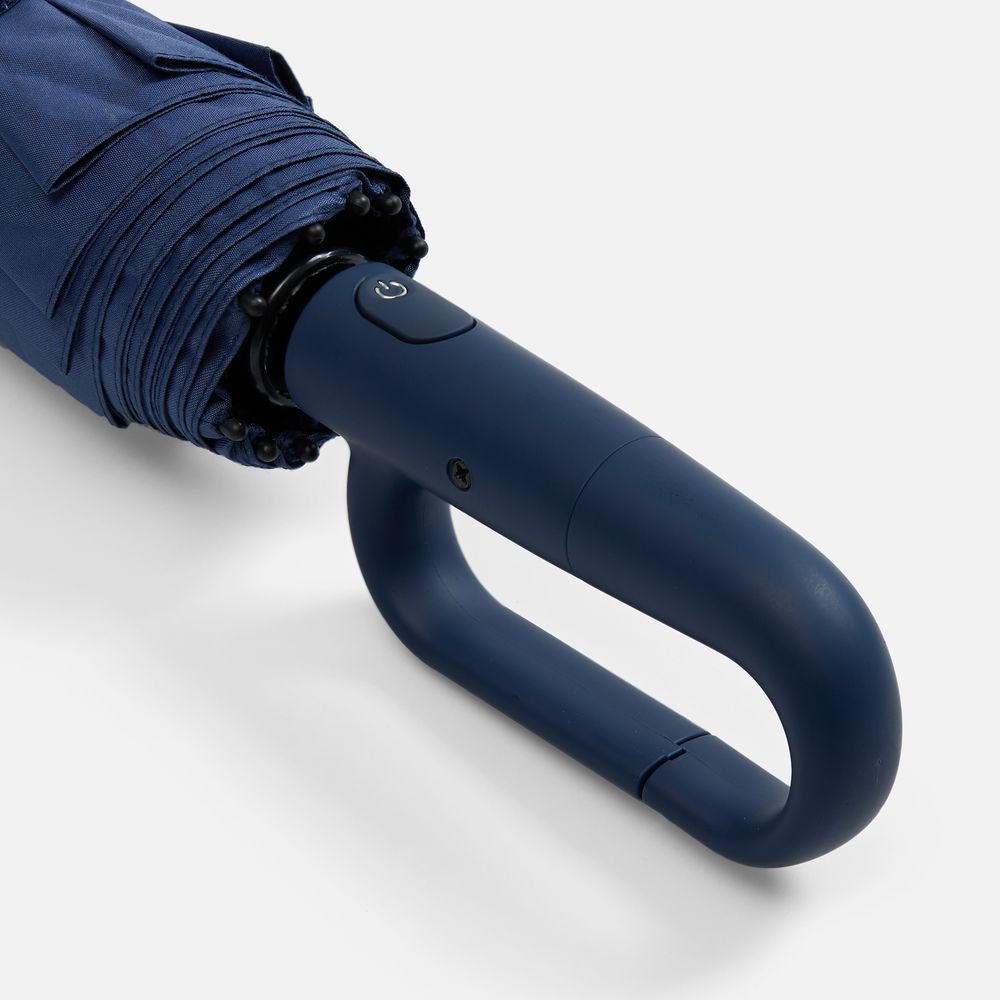 Зонт складной Skymate с УФ-защитой и ручкой-карабином, темно-синий / Миниатюра WWW (1000)