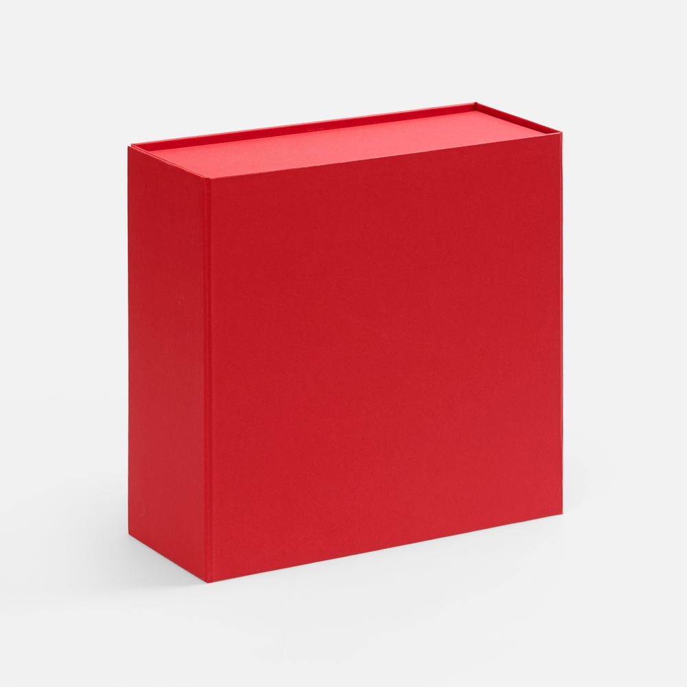Коробка складная Quadra Fold, красная / Миниатюра WWW (1000)