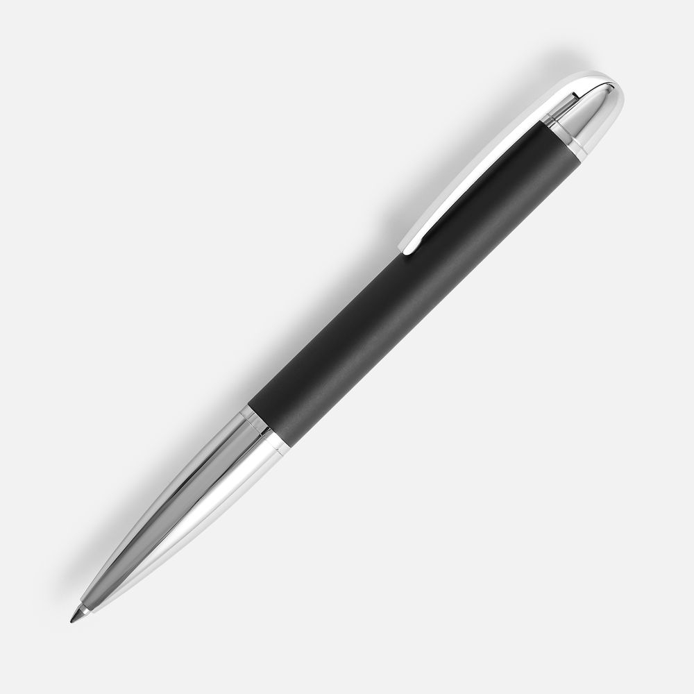 Ручка шариковая Arc Soft Touch, черная / Миниатюра WWW (1000)
